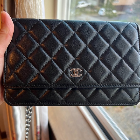 NWT Chanel Black Wallet on Chain - Picture 9 of 10